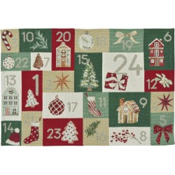Placemat 32x48 cm XMAS Calendar. Sander Germania - 136896