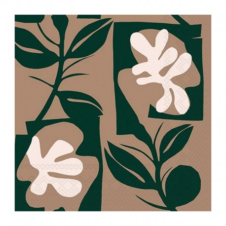 Set 20 servetele hartie NAATIT linen Ihr, 33x33 cm -723025