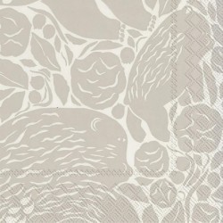 Set 20 servetele hartie Marimekko Karhuemo Bears, culoare crem, IHR, 697326