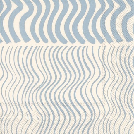 Set 20 servetele hartie Marimekko Silkkikuikka light blue IHR, 697234