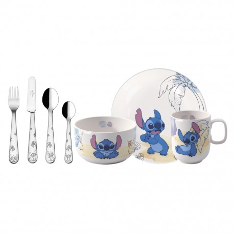 Set 7 piese vesela pentru copii  Disney Stitch, Villeroy & Boch - 459540