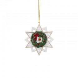 Ornament Star Christmas Classics Villeroy and Boch, portelan,9.6 x 1.3 x 10.7 cm, 440753