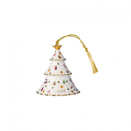 Ornament brad 2026 Christmas Classics - Villeroy and Boch, portelan, 461291