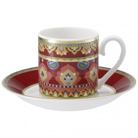 Ceasca espresso cup and saucer samarkand rubin