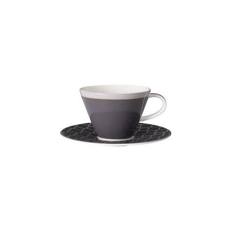 Ceasca cappuccino cu farfurie Caffe Club Uni Steam