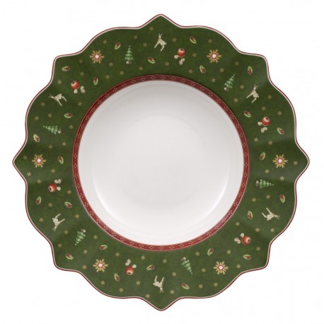 Farfurie adanca Toy delight green