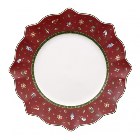 Farfurie intinsa Toy delight flat plate red