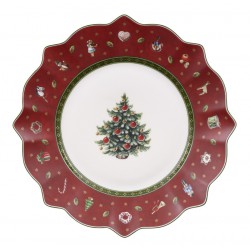 Farfurie aperitiv Toy delight salad plate red