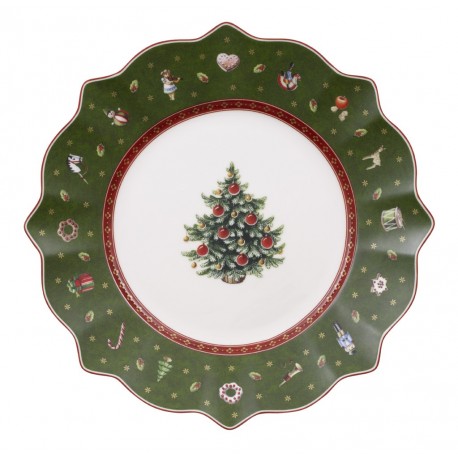 Farfurie aperitiv Toy delight salad plate green