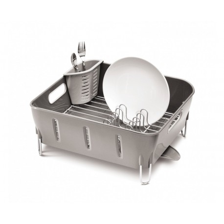 Scurgator plastic pentru vase Compact gri