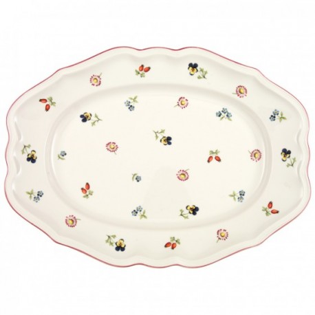 Platou oval Petite Fleur