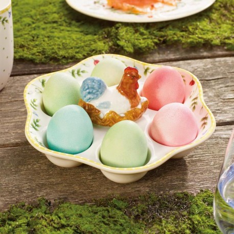 Suport oua- Spring Awakening egg plate Rooster