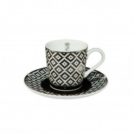Ceasca espresso cu farfuriuta Diamond