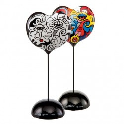 Figurina inima cu 2 fete-ARTIST BILLY ARTIST-Goebel-305191