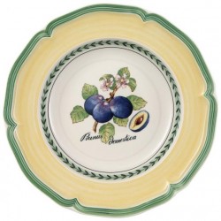 Farfurie adanca cu pruna 23 cm, french garden valence-345342
