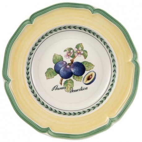 Farfurie adanca cu pruna 23 cm, french garden valence-345342